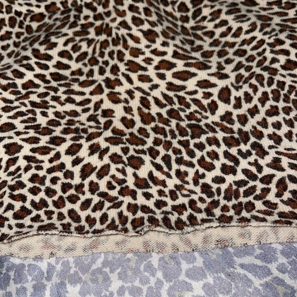 Vintage Forever 21 Fuzzy Leopard Print Halter Crop Top - Picture 8 of 8